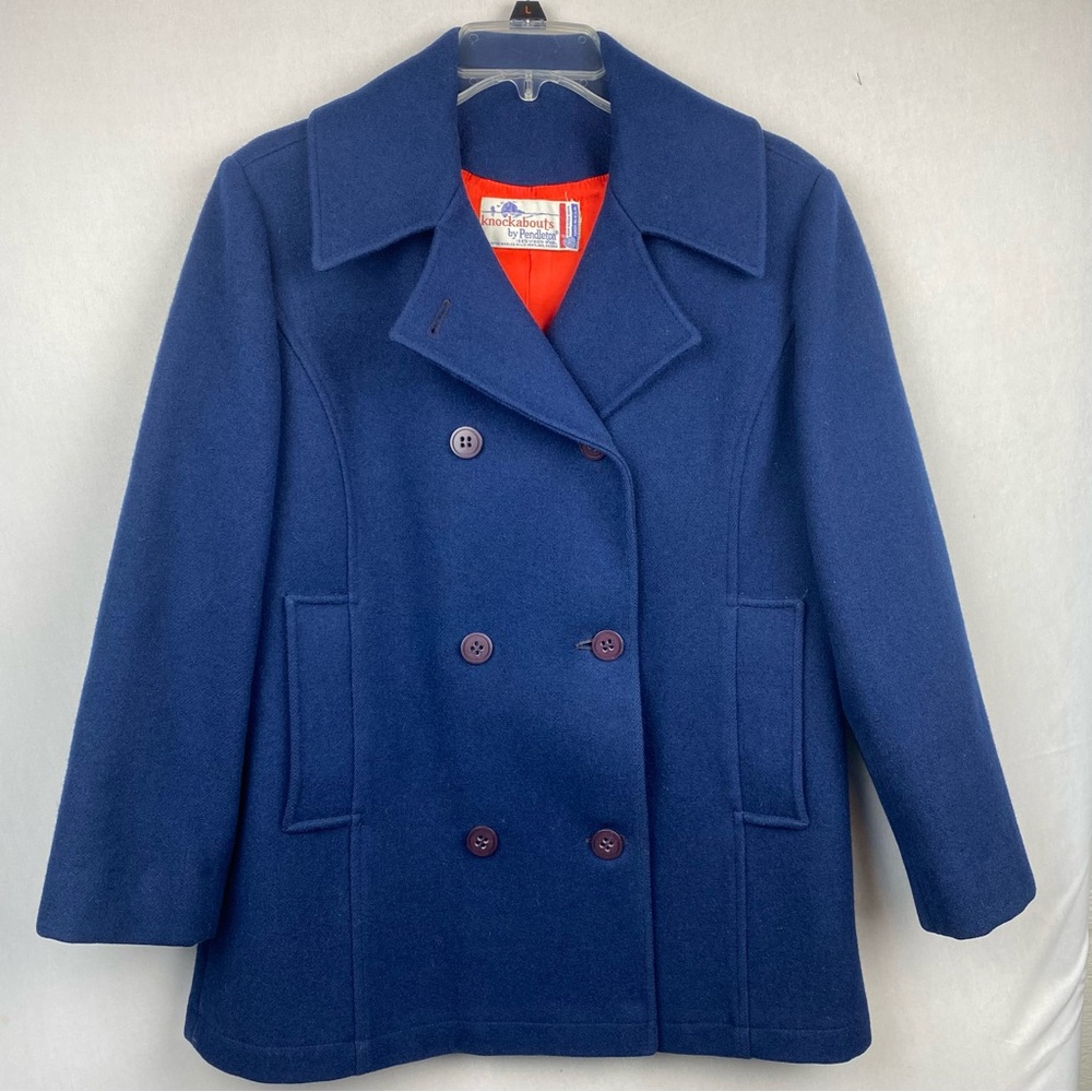 Pendleton Knockabout Double Breasted Navy Blue Wo… - image 1